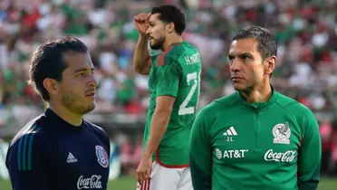 Henry Martín, Alan Mozo y Jaime Lozano con la Selección Mexicana | Foto: Futboll Total