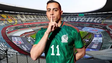 Rogelio Funes Mori con la playera de la Selección Mexicana / Imagen: FIFA