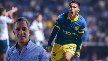 Salvador Reyes celebra gol contra Puebla y Javier Alarcón | Foto: Reporte Índigo