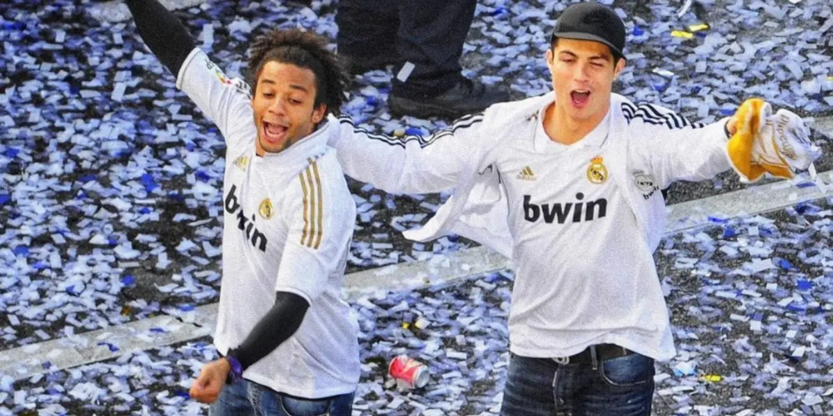 Marcelo y Cristiano Ronaldo | Foto: @realmadrid